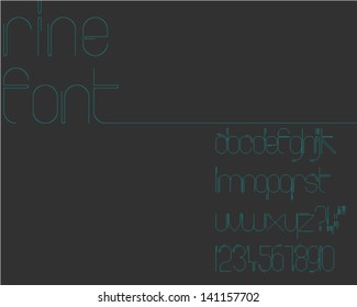 Rine Font - Thin