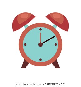 diseño de ilustración de vector de icono aislado de despertador