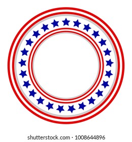 Ring American symbols icon logo emblem