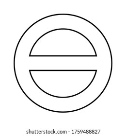 ring background for stamp text, circle background for logos with flat designs.