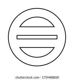 ring background for stamp text, circle background for logos with flat designs.