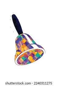 Diseño creativo colorido de Ring Bell