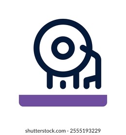 ring bell icon. vector dual tone icon for your website, mobile, presentation, and logo design.