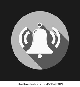 ring bell icon. Vector illustration EPS.