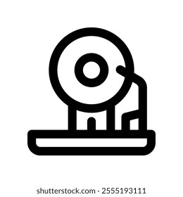 ring bell icon. vector line icon for your website, mobile, presentation, and logo design.