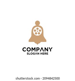 Ring Bell Logo Design Template