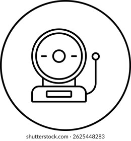 Ring bell vector icon. Can be used for printing, mobile and web applications.