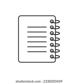 Ring Binder Icon Vector Design. 