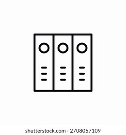 Ringbinder-Speichersymbol-Vektor