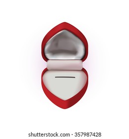 ring box as heart