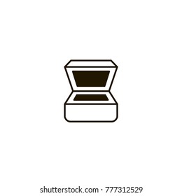 ring box icon. sign design