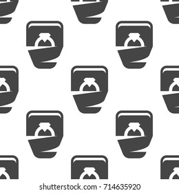 Ring in box seamless pattern. Vector illustration for backgrounds