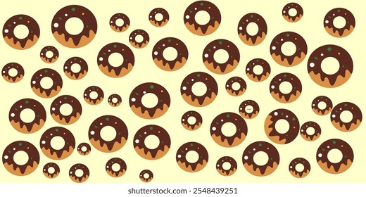 ring cake desing colour element deaing 