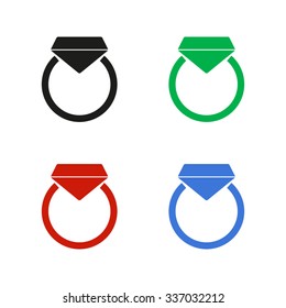 ring - color vector icon