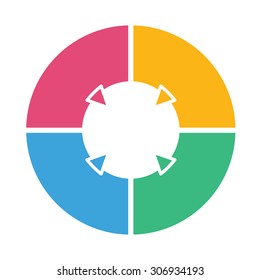 5,097 4 section circle vector Images, Stock Photos & Vectors | Shutterstock