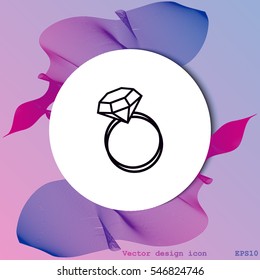 Ring with diamond