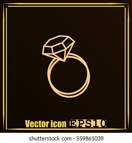 Ring with diamond