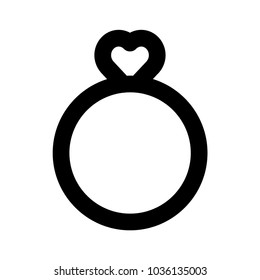 ring diamond heart 