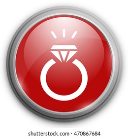 Ring with diamond icon.