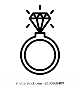 Ring Features a Diamond jewelry 