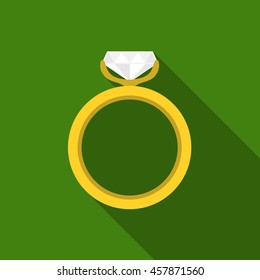 Ring flat icon illustration isolated vector sign symbol