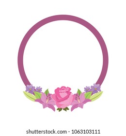 ring with floral decoration