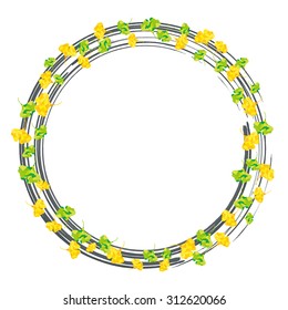 Ring of ginkgo (rainbow)