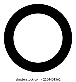 ring icon with black color