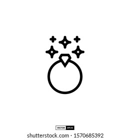 Ring icon, design inspiration vector template for interface and any purpose