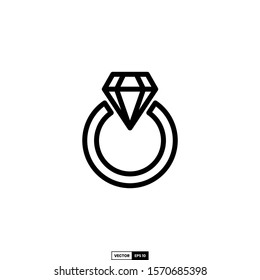 Ring icon, design inspiration vector template for interface and any purpose
