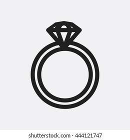 Ring icon illustration isolated vector sign symbol