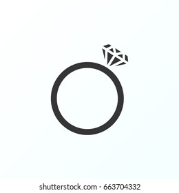 Ring icon illustration isolated vector sign symbol