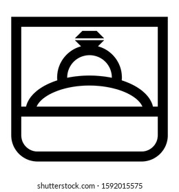 ring icon isolated sign symbol vector illustration - high quality black style vector icons
