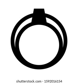 ring icon isolated sign symbol vector illustration - high quality black style vector icons

