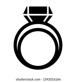 ring icon isolated sign symbol vector illustration - high quality black style vector icons
