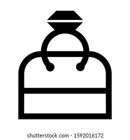 ring icon isolated sign symbol vector illustration - high quality black style vector icons
