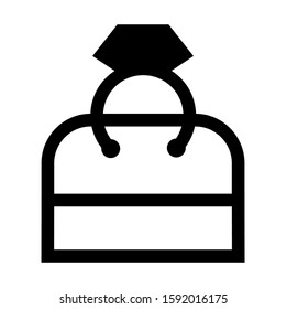 ring icon isolated sign symbol vector illustration - high quality black style vector icons
