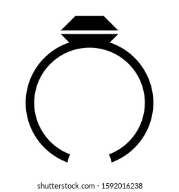 ring icon isolated sign symbol vector illustration - high quality black style vector icons
