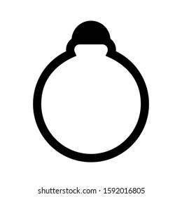 ring icon isolated sign symbol vector illustration - high quality black style vector icons
