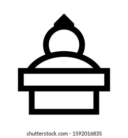 ring icon isolated sign symbol vector illustration - high quality black style vector icons
