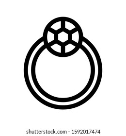 ring icon isolated sign symbol vector illustration - high quality black style vector icons

