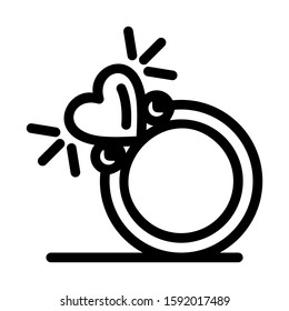 ring icon isolated sign symbol vector illustration - high quality black style vector icons
