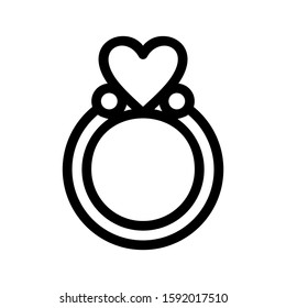 ring icon isolated sign symbol vector illustration - high quality black style vector icons
