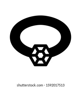ring icon isolated sign symbol vector illustration - high quality black style vector icons
