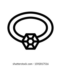 ring icon isolated sign symbol vector illustration - high quality black style vector icons
