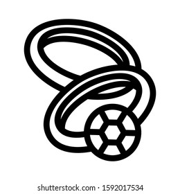 ring icon isolated sign symbol vector illustration - high quality black style vector icons
