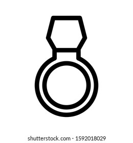 ring icon isolated sign symbol vector illustration - high quality black style vector icons
