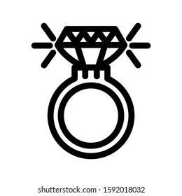 ring icon isolated sign symbol vector illustration - high quality black style vector icons
