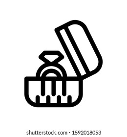 ring icon isolated sign symbol vector illustration - high quality black style vector icons
