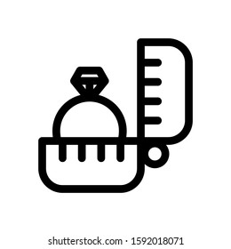 ring icon isolated sign symbol vector illustration - high quality black style vector icons

